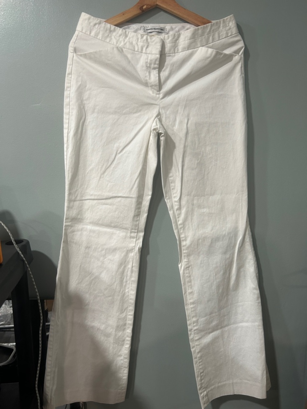 Express White Wide Leg Pants